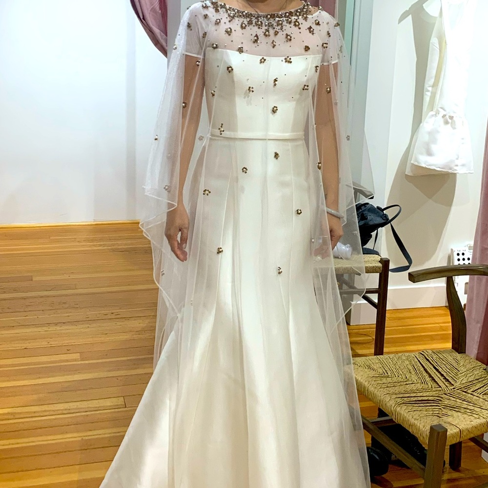 Bhldn jeweled cape